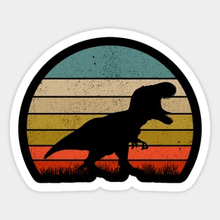 Vintage Trex - Funny Dinosaurs Retro Gift Sticker